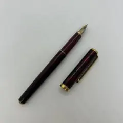 PLUTINUM（プラチナ）ペン先 14K 細字 万年筆 ブラック ゴールド
