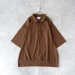 CIAOPANIC TYPY ゆったりシルエットポロシャツ コットン混 半袖 Lのサムネイル
