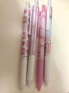 ボールペン4本セット 花柄 可愛い かわいい 文房具のサムネイル