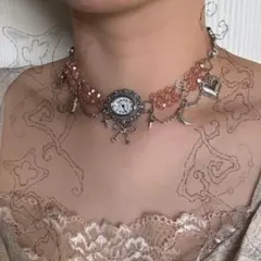 未使用保管品 アナスタシア・オクロック・ネックレス チョーカー 
