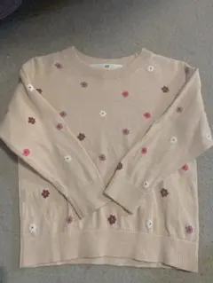 H&M 花柄刺繍セーター サイズ32