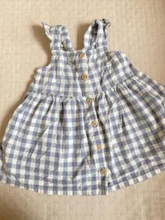 H&M ワンピース ギンガムチェック　70