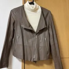 山羊革 ゴートレザー 薄手 レザージャケット 春秋用