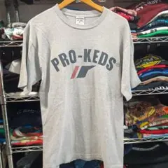 ヴィンテージUSA製 PRO-KEDS プロケッズ 染み込みプリントＴシャツのサムネイル
