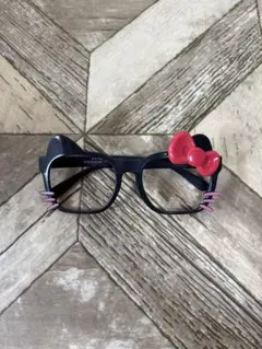 ハローキティ リボン付き眼鏡 ユニバーサルスタジオジャパン　完売品