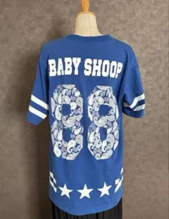 BABY SHOOP ペイズリー柄 ナンバリング 88 Tシャツ　ブルーのサムネイル