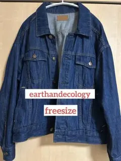 earth music & ecology デニムジャケット フリーサイズ