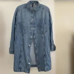 H&M ロングデニムジャケット　M