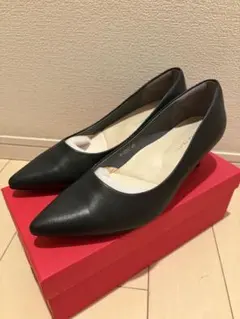 【オリエンタルトラフィック】跳べるパンプス　ブラック(25.0cm)