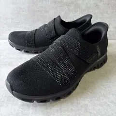 ⭐️極美品⭐️SKECHERS Slip-ins スリップインズ 黒 ラメ25㎝