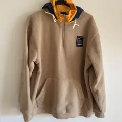 OnlyNY フリースジャケット M ベージュ/イエロー/ネイビー