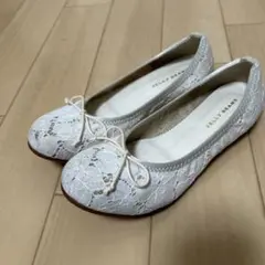 JELLY BEANS ホワイト フラットシューズ