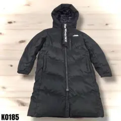 ★美品 ノースフェイス キッズ ダウンコート ジャケット 130 黒 K0185
