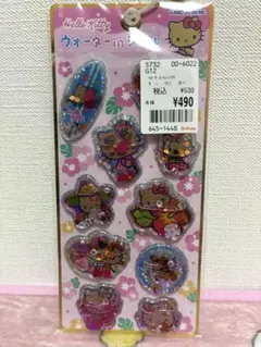 ウォーターinシール　日焼けキティ　サンリオ