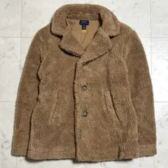 美品 ポロラルフローレン テディフリースコート キャメル 16号(S相当)