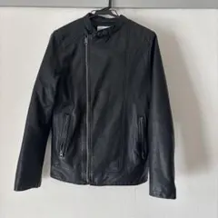 ZARA ブラック ライダースジャケット 13-14