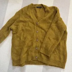 Honeysuckle Rose マスタード カーディガン L