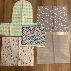 デコレクションズ　防水コットン ハギレ　5枚セット