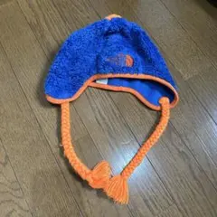 THENORTHFACEフリース帽子 Mサイズ 青とオレンジ