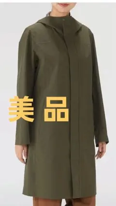 無印良品MUJI 撥水フードジャケット　S スモーキーグリーン
