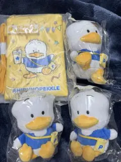 はぴだんぶい当たりくじ サンリオくじ あひるのペックル3点セット