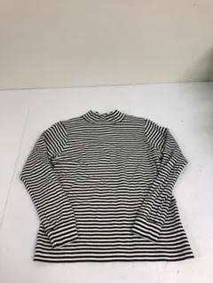 niko and… ニコアンド★ボーダーTシャツ　ハイネック　ニット★Mサイズ