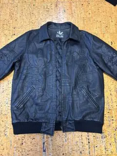 Nitraid 刺繍レザージャケット　サイズM 楽天市場】＜送料無料＞【錦】桜流水 総刺繍 レザー ジャケット 限定40