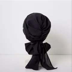 新品 バレン BARENスカーフハット ブラックM