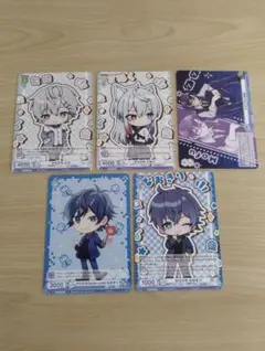 からぴち　ヒロ　どぬく　もふ　なおきり　5枚セット　カラフルピーチ