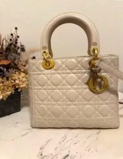 Dior ディオール LADY D-Lite カナージュ ホワイト - メルカリ