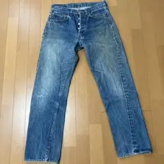 リーバイス 50166前期赤耳 ビッグE デニムジーンズ イエローステッチ 
