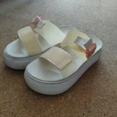 PUMA SUEDE MAYU SANDAL プーマ サンダル 24cm 厚底