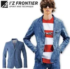 アイズフロンティア　ストレッチ　デニム　上下セット　50010 キャラクタ　L