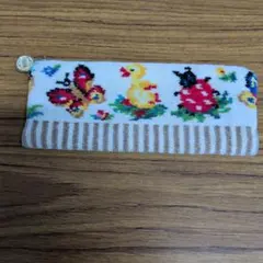 フェイラー　ハイジ　 花と動物刺繍ポーチ・ペンケース