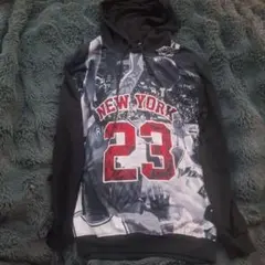 newyork 23 basketball パーカーM