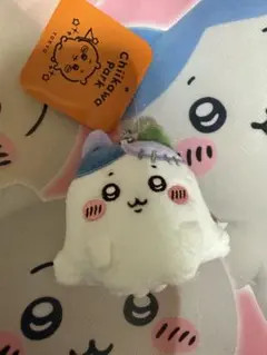 ちいかわパークミニマスコットキーリング　ハチワレ