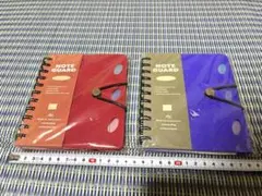 노트 가드 스파이럴 노트 레드 퍼플 세트