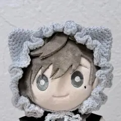 〖ぬい帽子〗にじぬい 猫耳ヘッドドレス(水色)