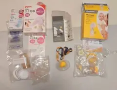 手動さく乳器 2種類+ 母乳コレクター＋フリーザーパック 15枚