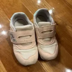 ニューバランス　373 キッズ 16cm ベビーピンク