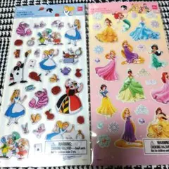 ペタペタシール　ふしぎの国のアリス　ディズニープリンセス　新品　未使用
