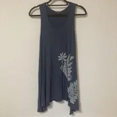 【美品 タグ付きインドネシア製フラダンス用衣装】水色 nani pua ナニプア ハワイアン&フラショップ ナニプア