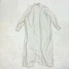 UNITED ARROWS ロングカーディガン ホワイト （b4 282のサムネイル