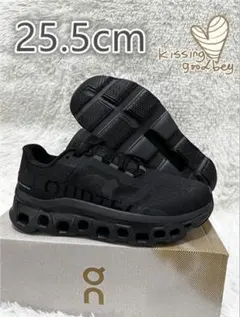 新品 On クラウドモンスター ブラック スニーカー 25cm On オン Cloudmonster クラウドモンスター All Black オール