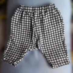 GU チェック柄 パンツ 90cm