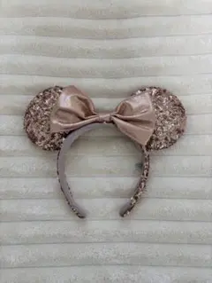 ミッキー耳カチューシャ ゴールド