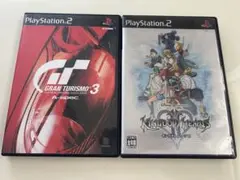 プレステ2 ソフト　グランツーリスモ3 キングダムハーツⅡ ps2