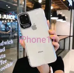 iPhone11クリアスマホケース♡韓国ファッション おそろいも♡