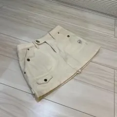 ニコちゃんボタン　サイズ0 キルティング　スカート　パーリーゲイツ