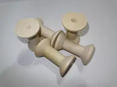 木製 糸巻 4個セット ハンドクラフト用